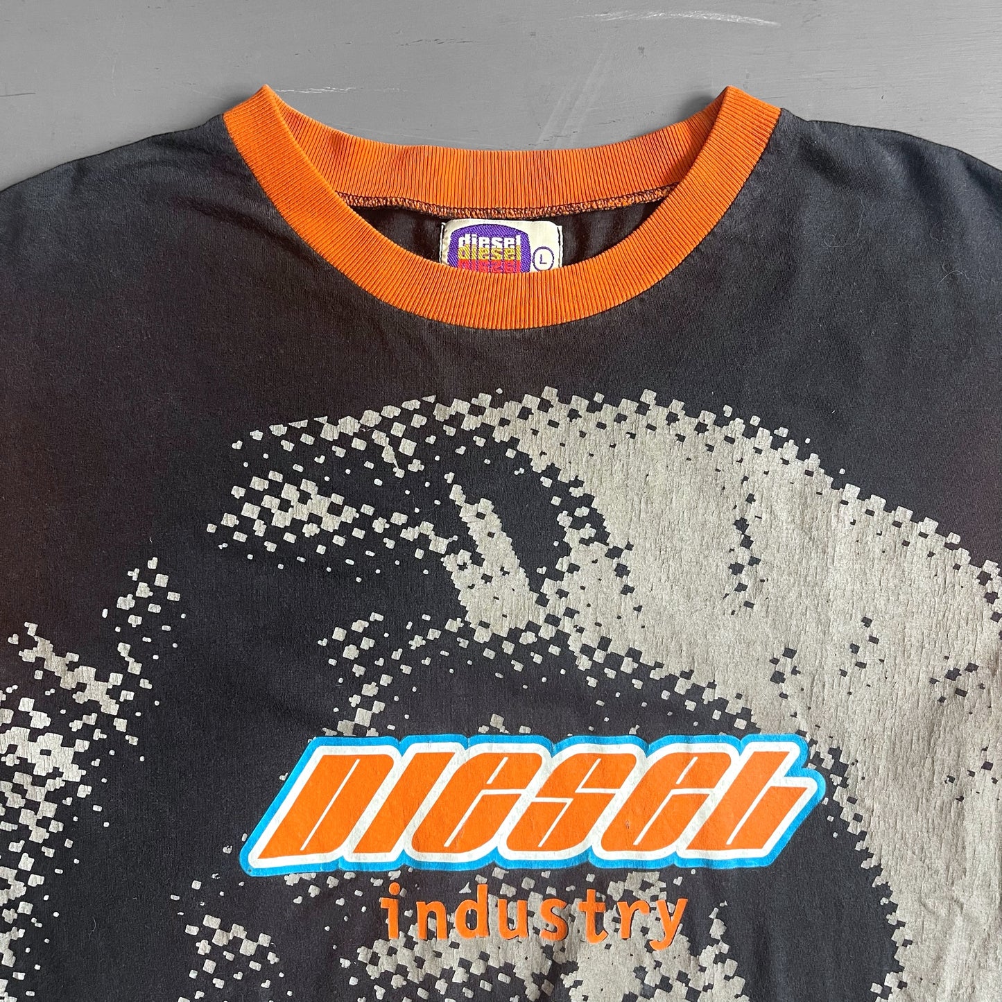 1990s Diesel industry long sleeve T-shirt (L)