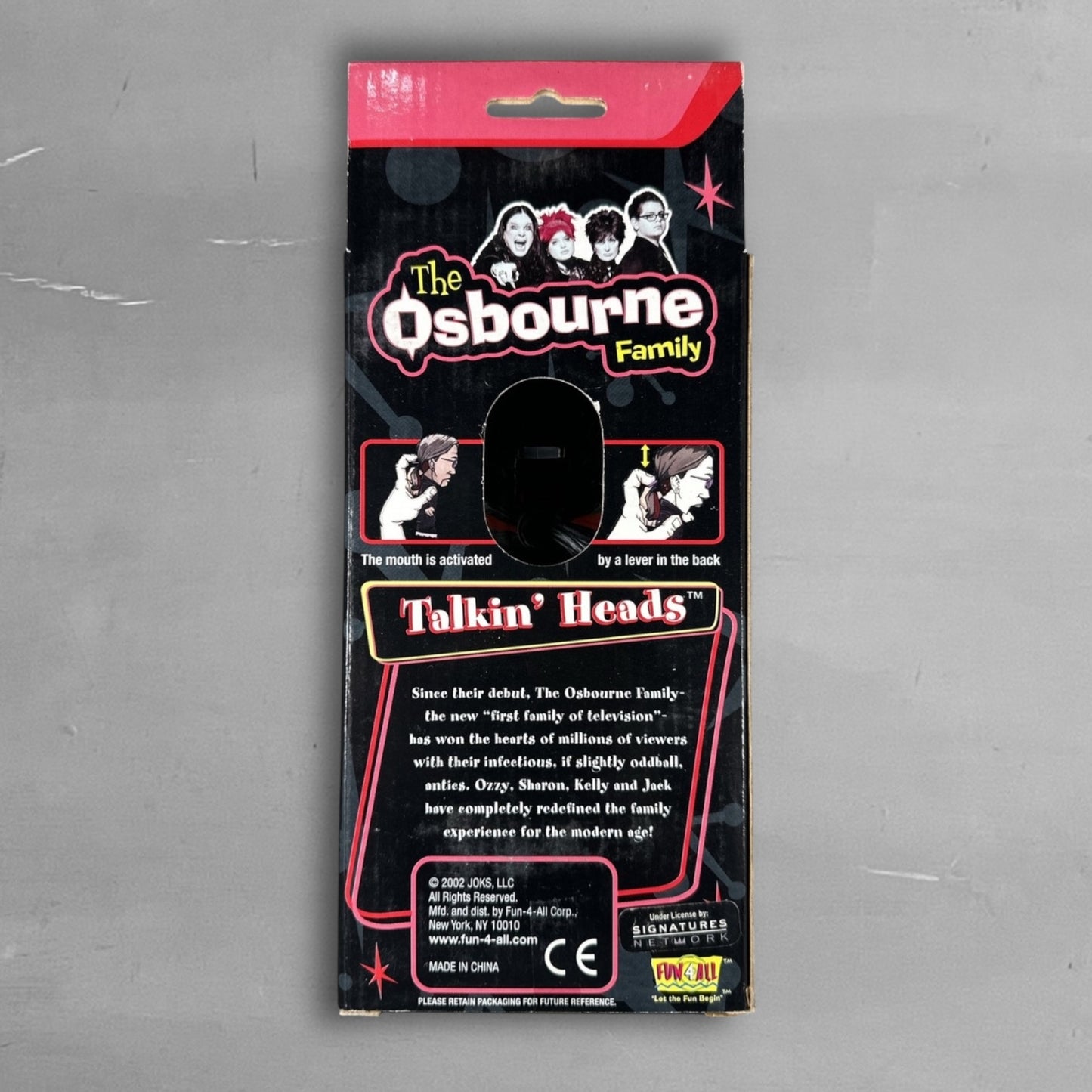 2003 The Osbournes Ozzy Osbourne bobble head toy