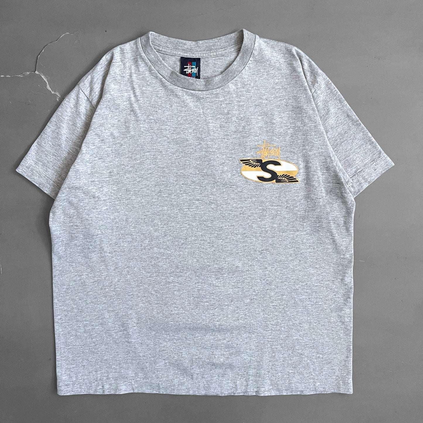 1990s Stussy wings T-shirt (S/M)