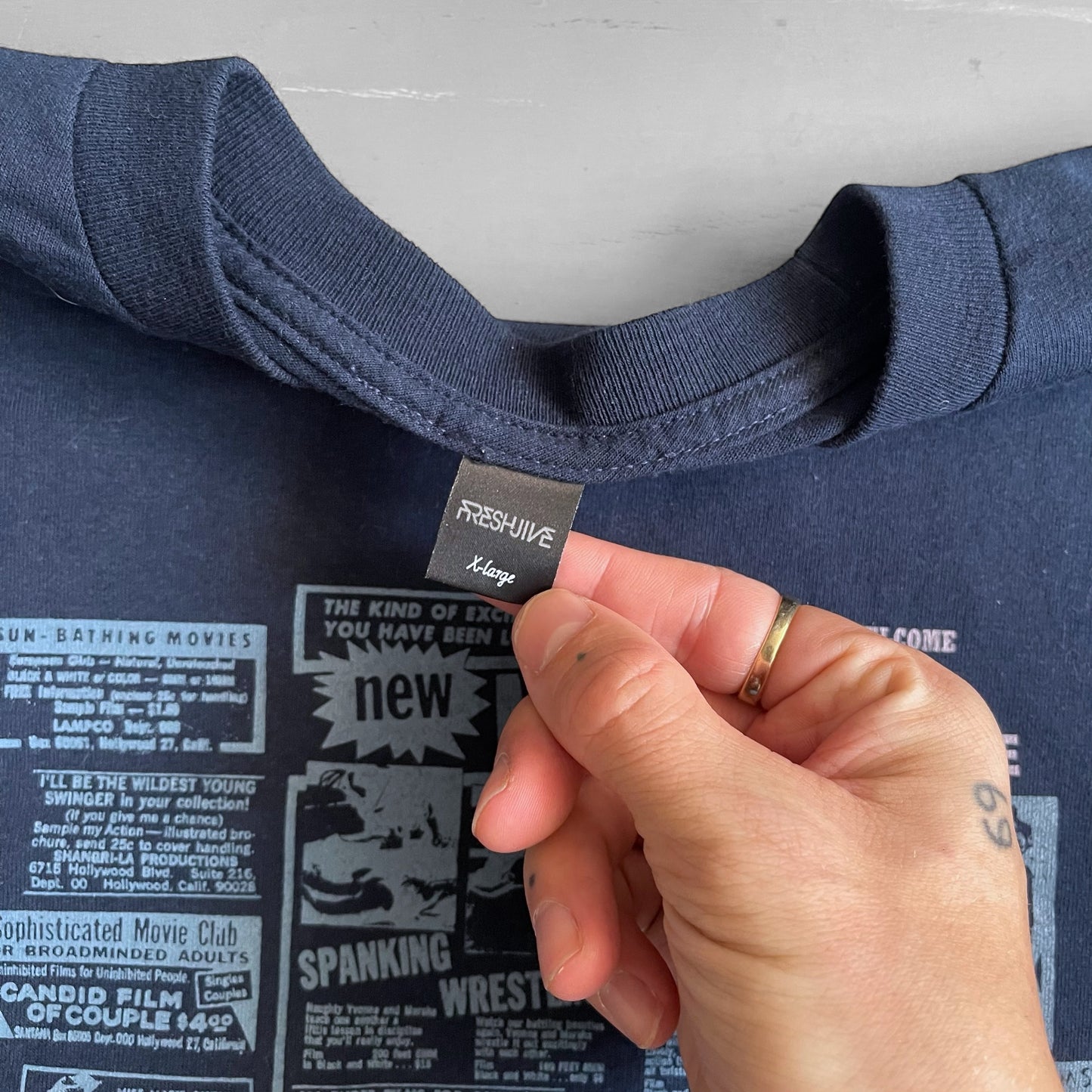 2000s Freshjive Hollywood T-shirt (XL)