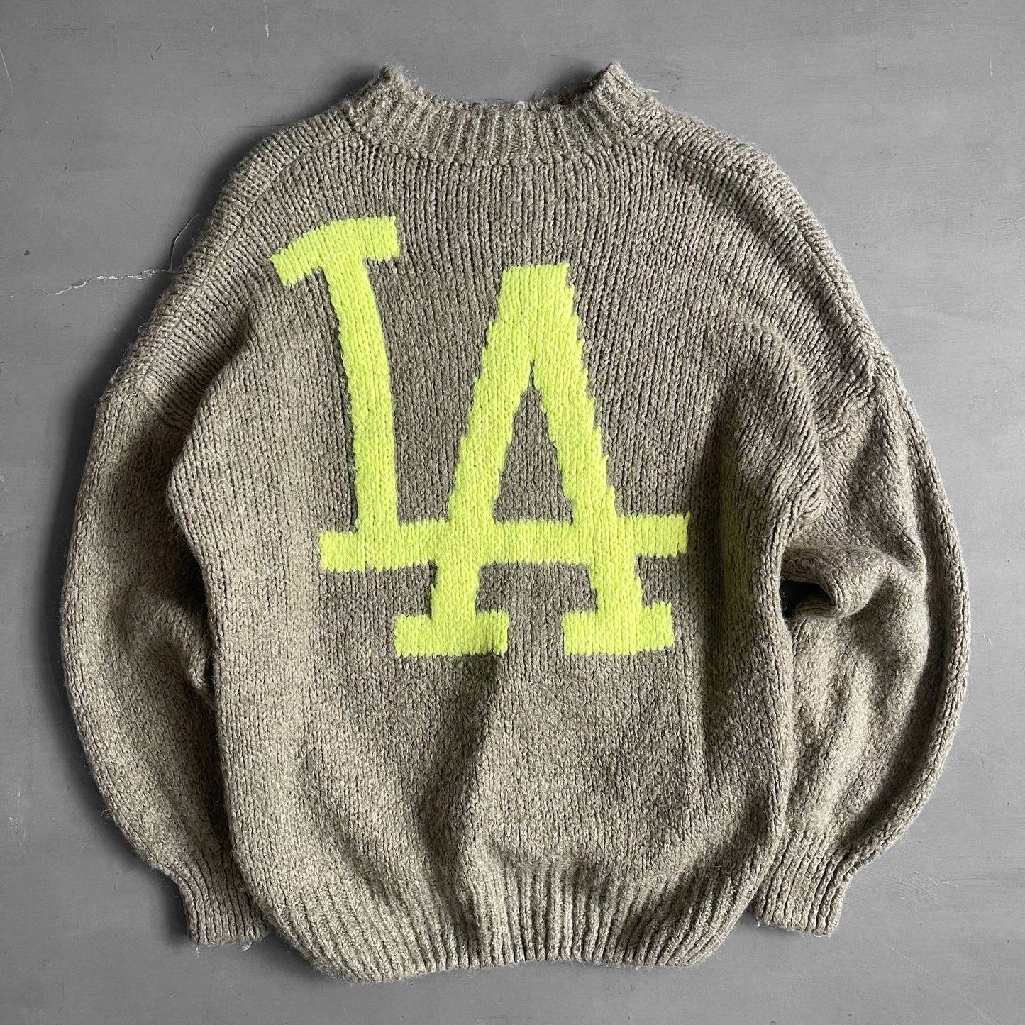 1990s LA hand knitted jumper (L)