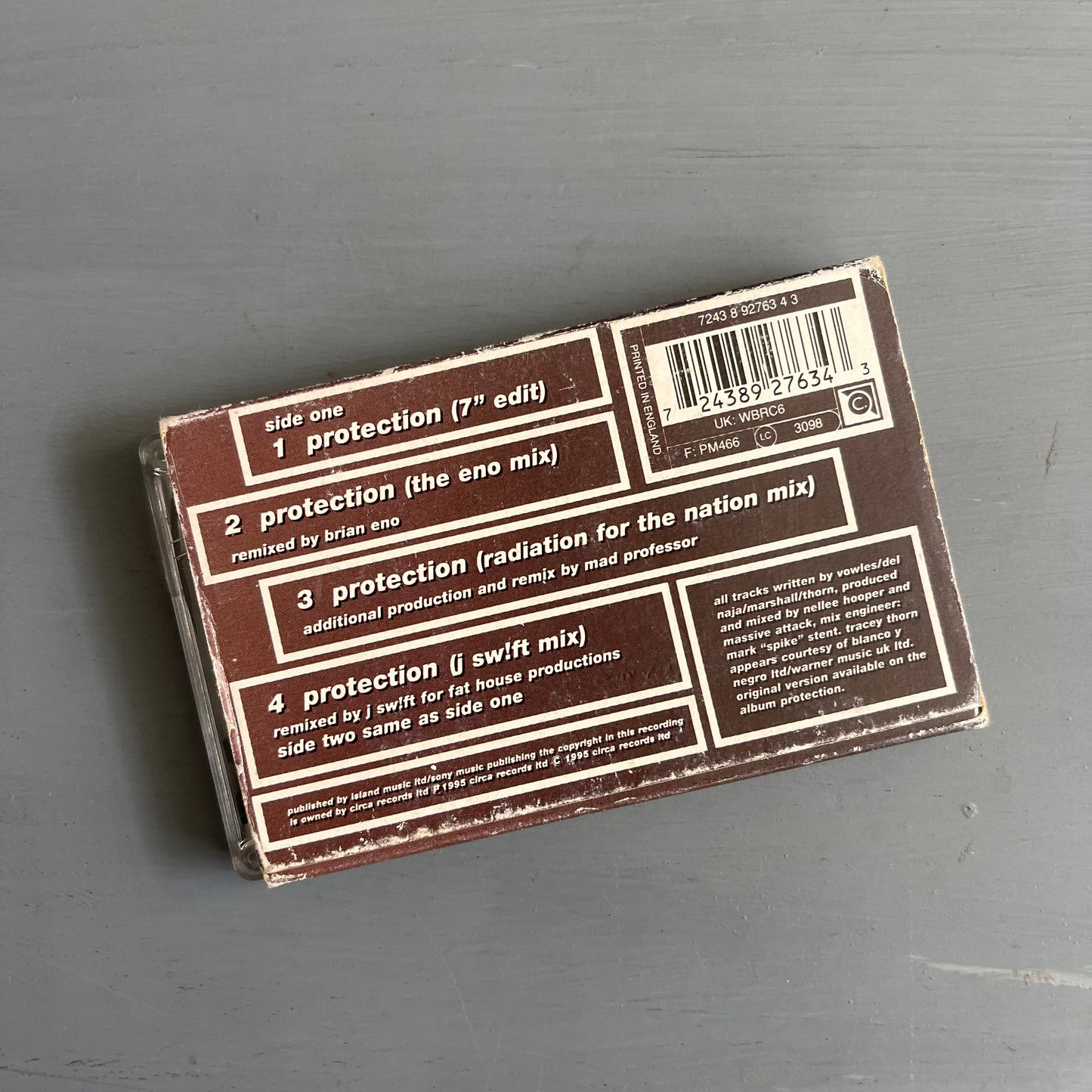 1995 Massive Attack protection cassette