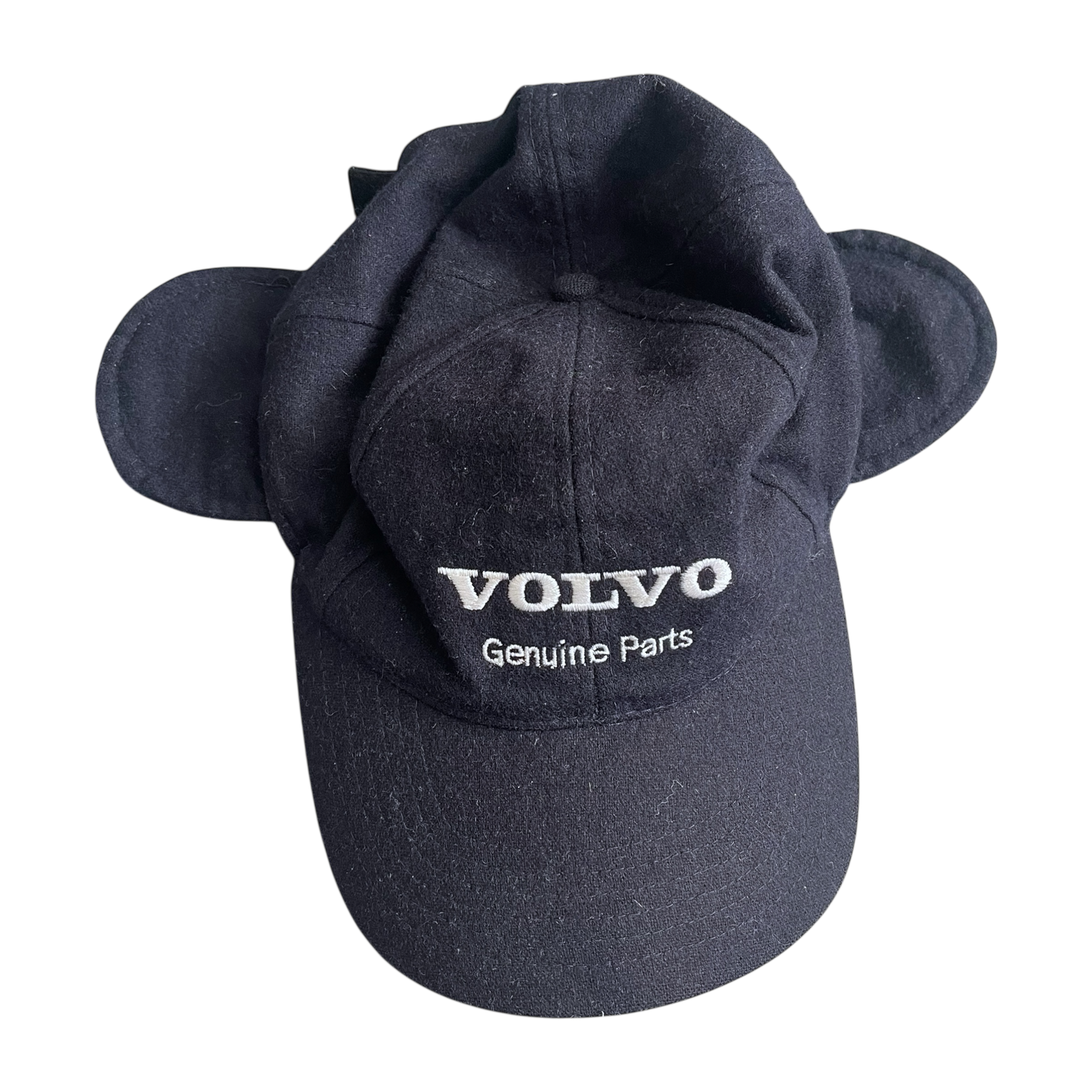 Early 2000s Volvo genuine parts ear flap fleece cap