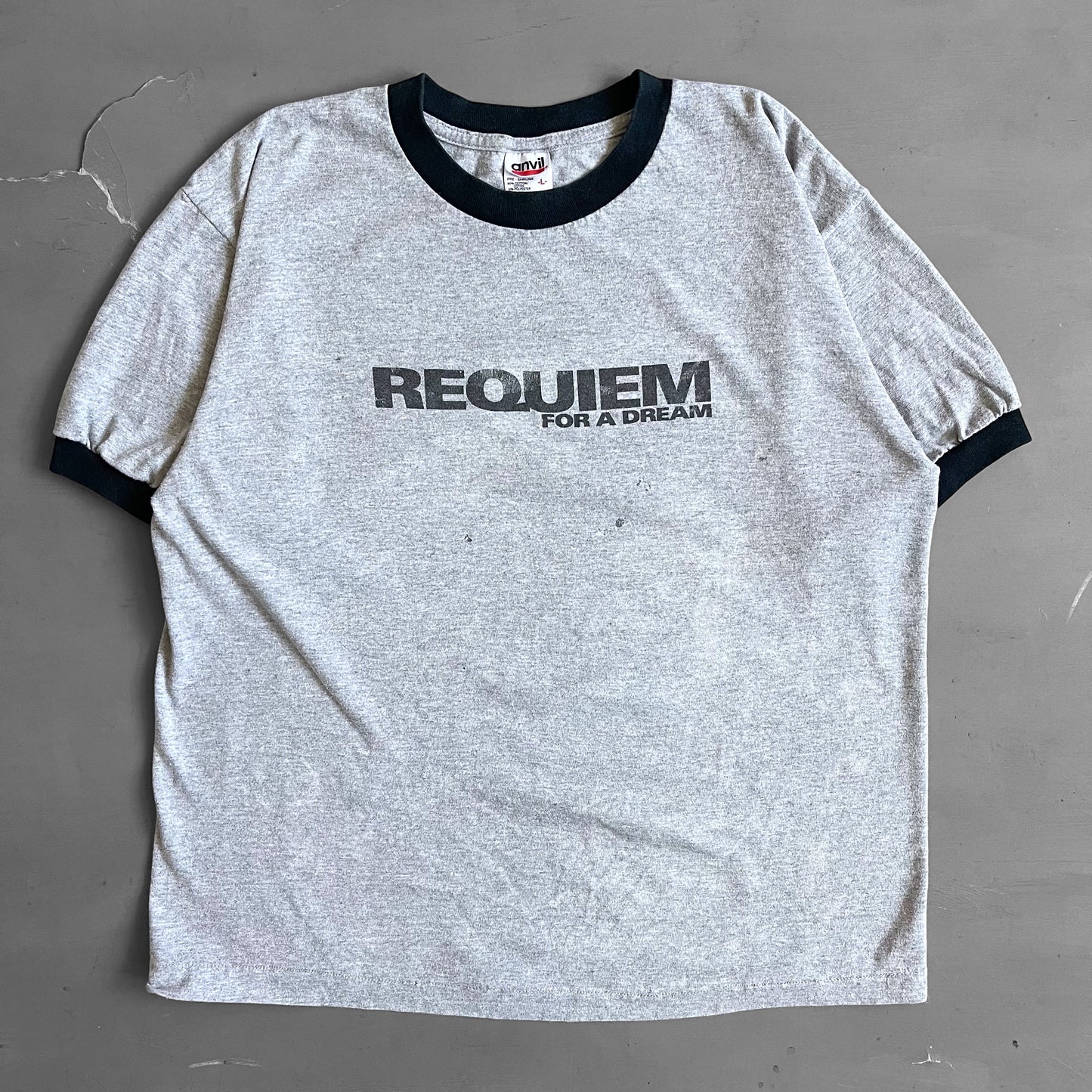 2000 Requiem For A Dream ringer T-shirt (L)