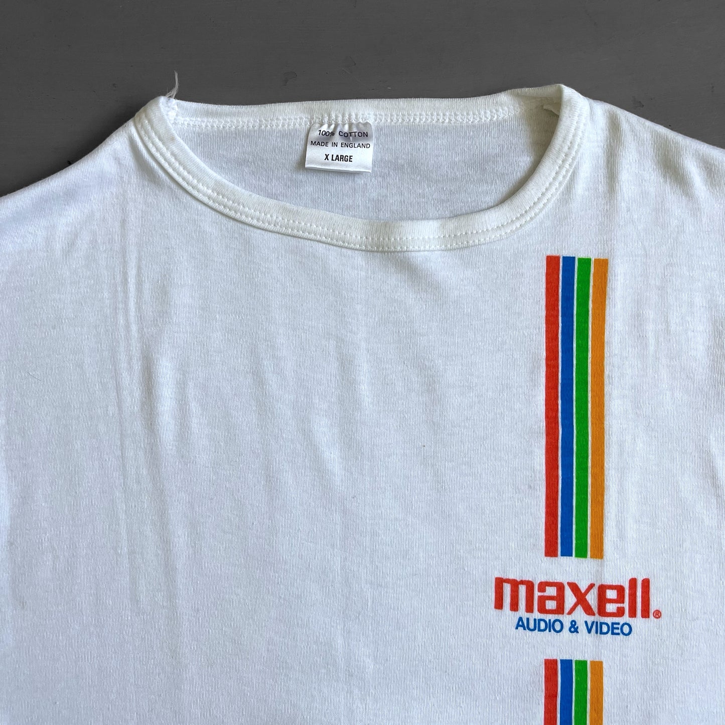 1980s Maxell Audio & Video T-shirt (M/L)