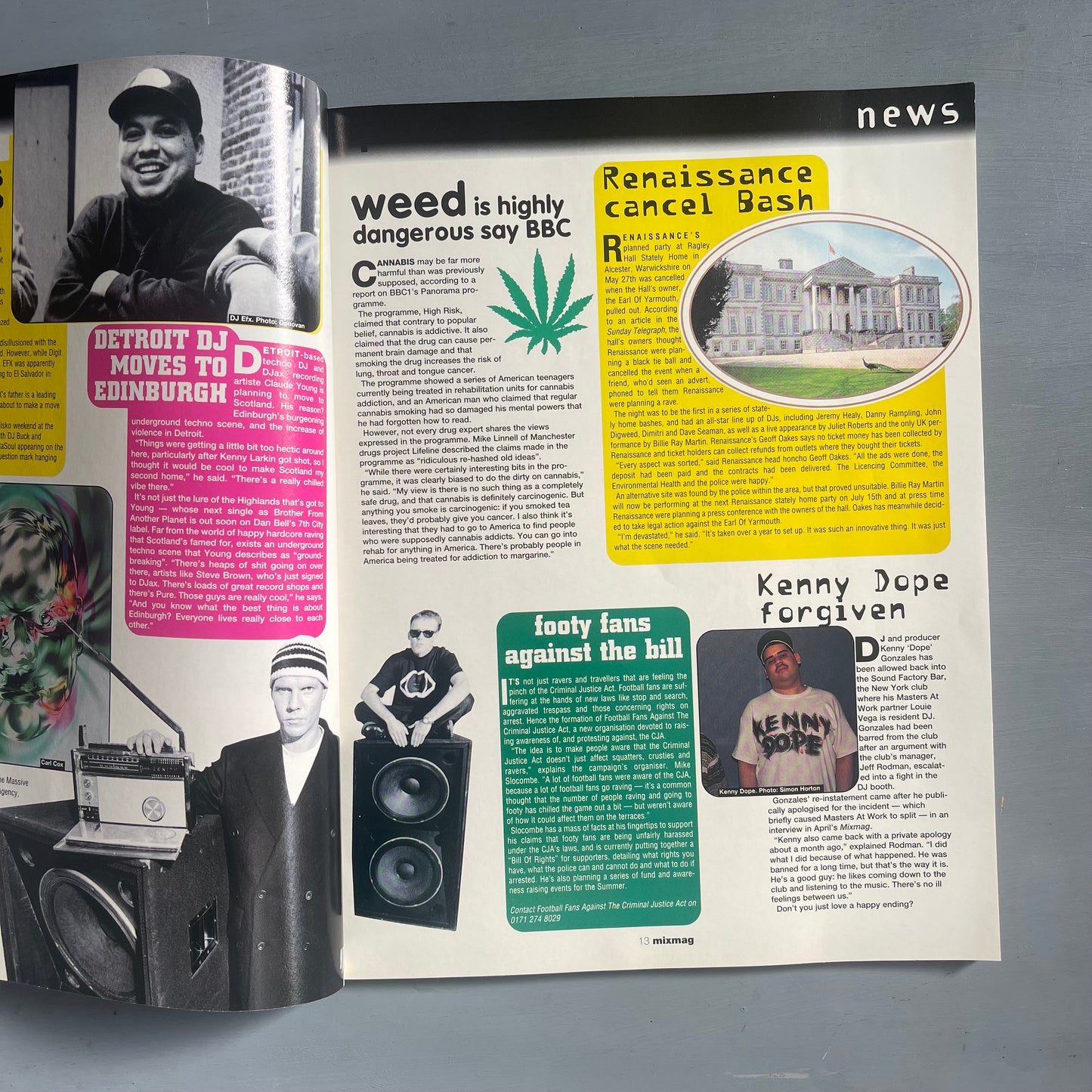 1995 Mixmag Tricky edition magazine