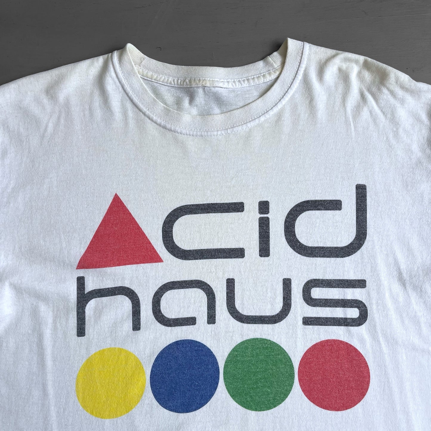 2000s Acid haus T-shirt (L)