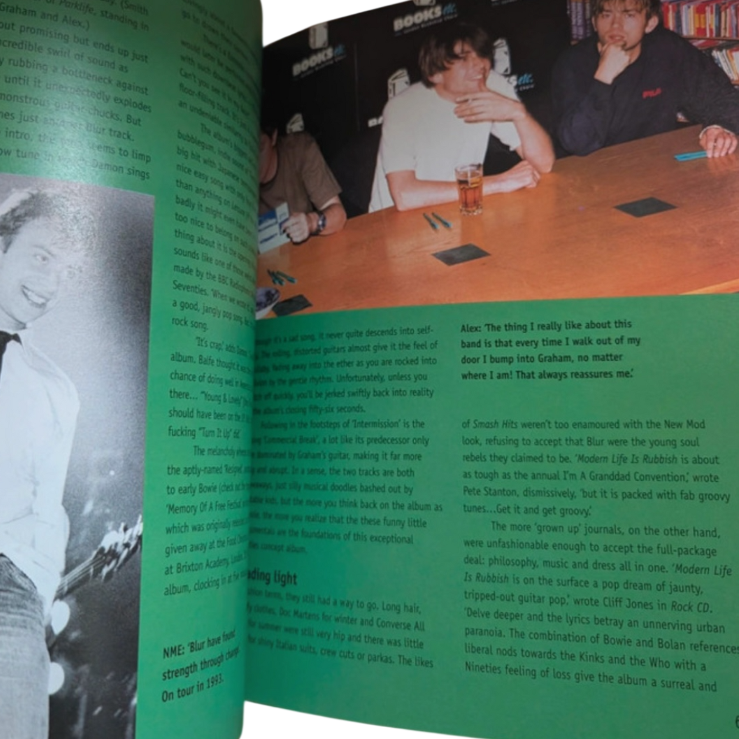 1996 BLUR paperback book