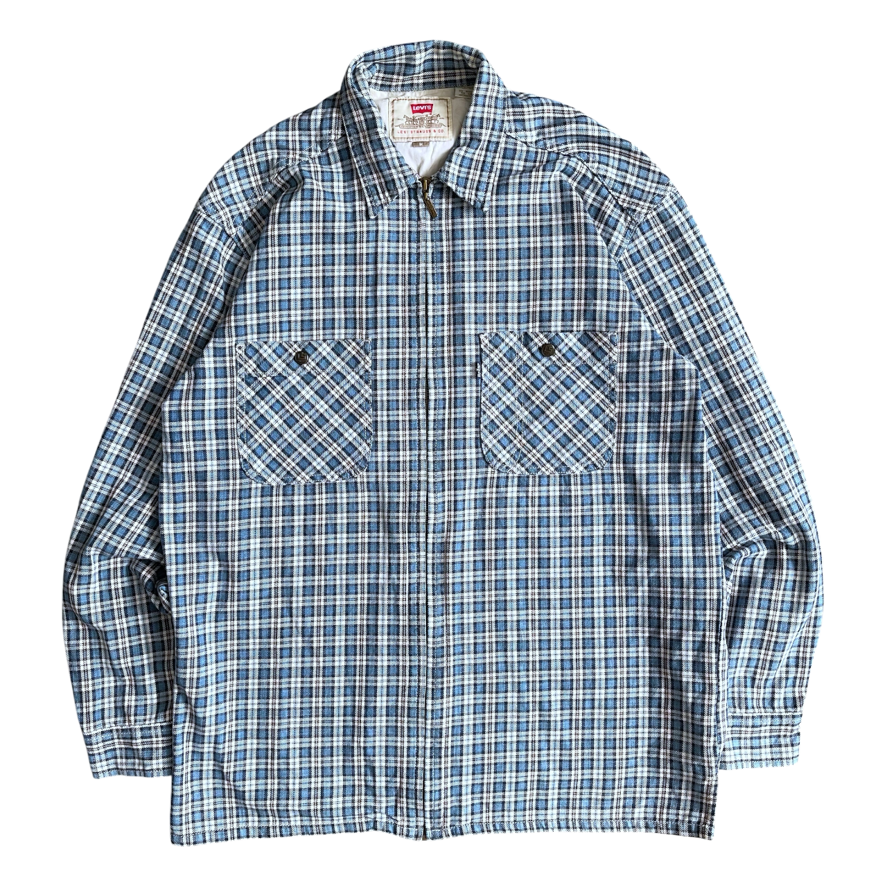 1990s Levi’s zip flannel shirt (XL)