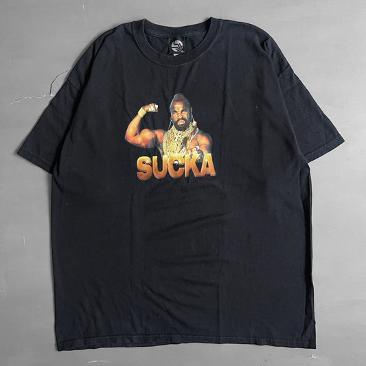 2000s Serial Killer Mr T sucka T-shirt (XL)