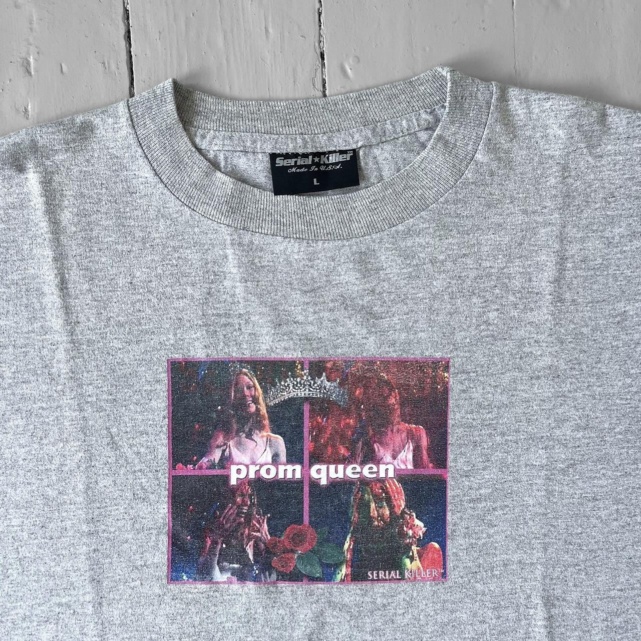 1990s Serial Killer Prom Queen T-shirt (L/XL)