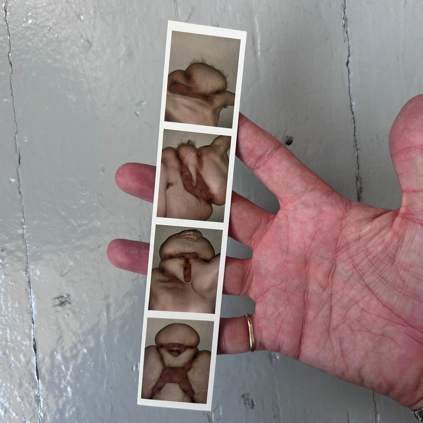 2005 Aphex Twin / Chris Cunningham / Warp Records rubber Johnny book mark