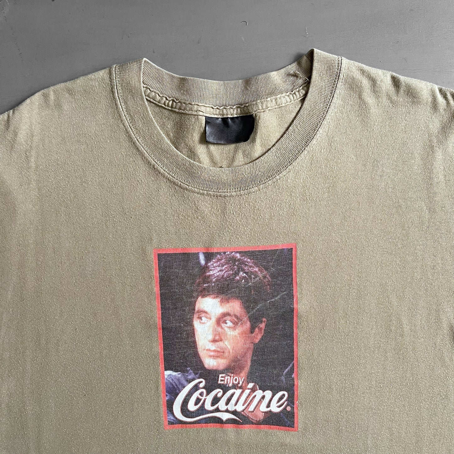 1990s Scarface enjoy cocaine Serial Killer T-shirt (XL)