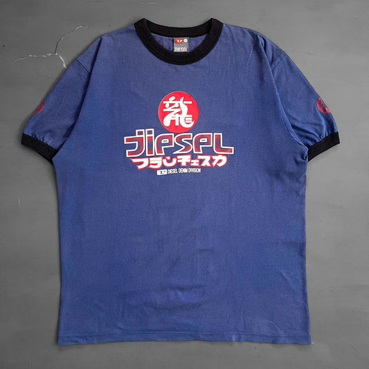 1990s Diesel Japan ringer T-shirt (L)