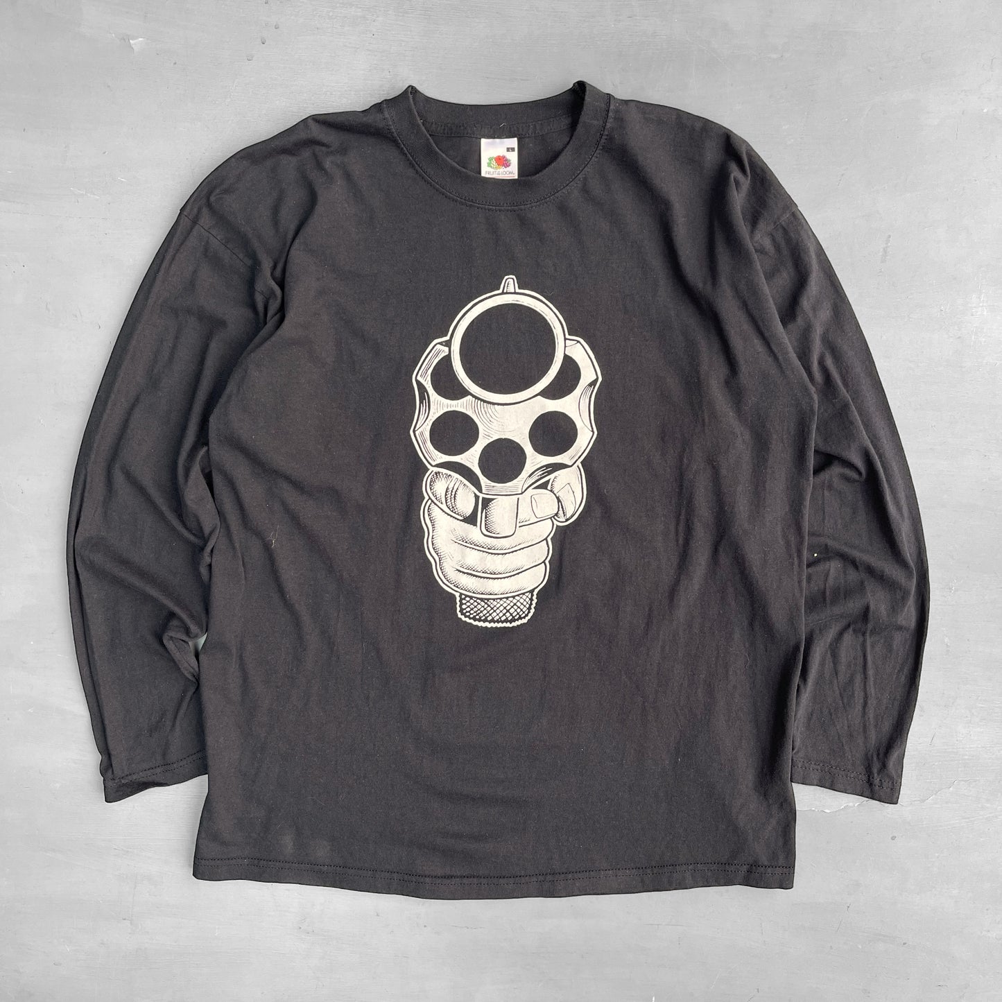 2000s hand gun long sleeve T-Shirt (L)