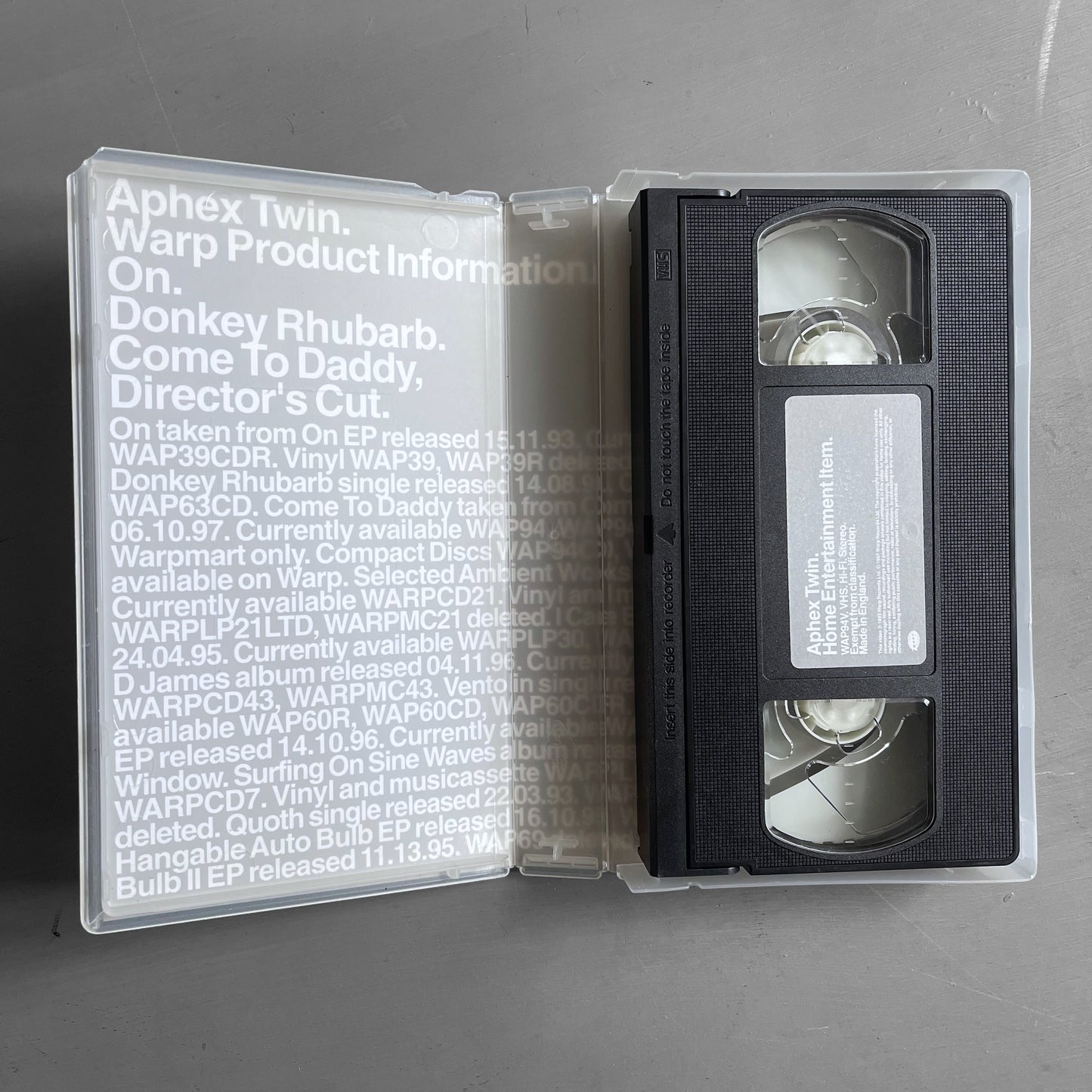 1997 Aphex Twin ‘Come to Viddy’ VHS