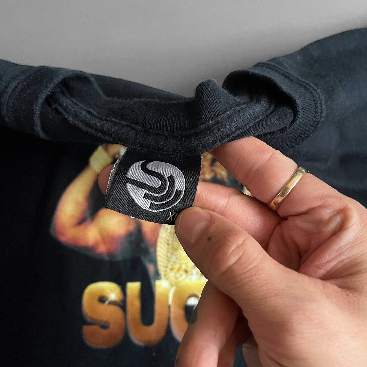 2000s Serial Killer Mr T sucka T-shirt (XL)