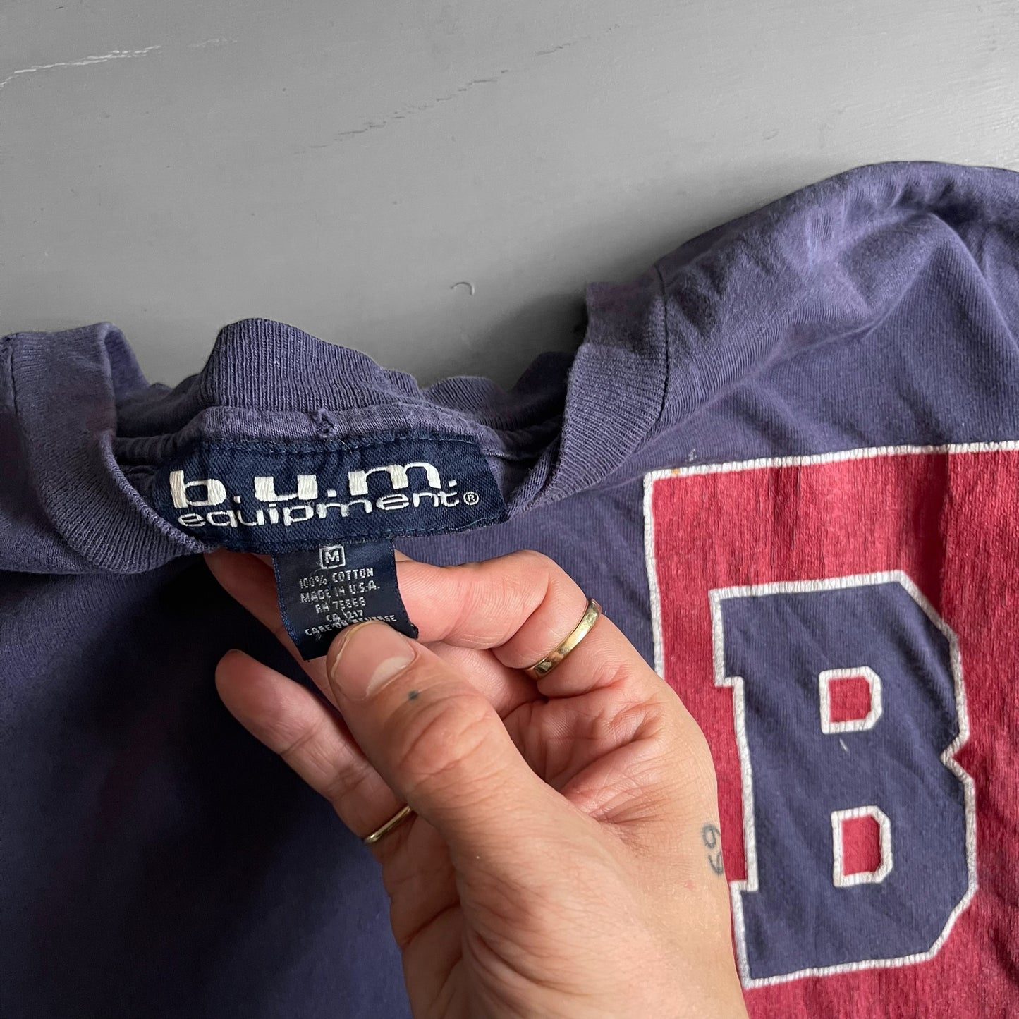 1990s B.U.M Equipment T-shirt (L)