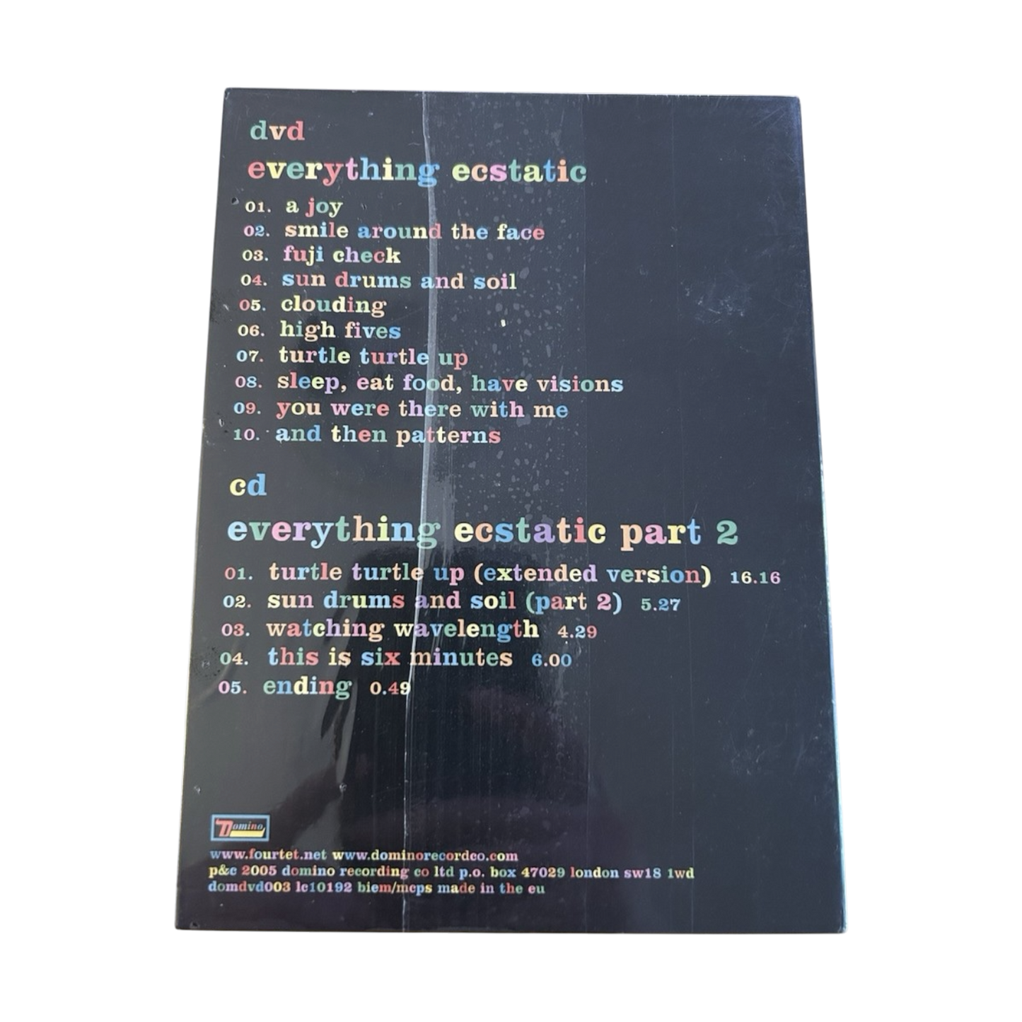2002 Four Tet everything ecstatic CD / Booklet
