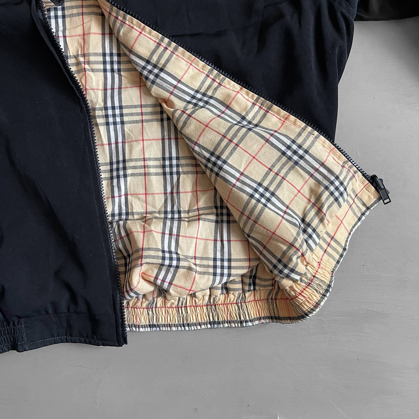 1990s reversible Burberry London jacket (L)