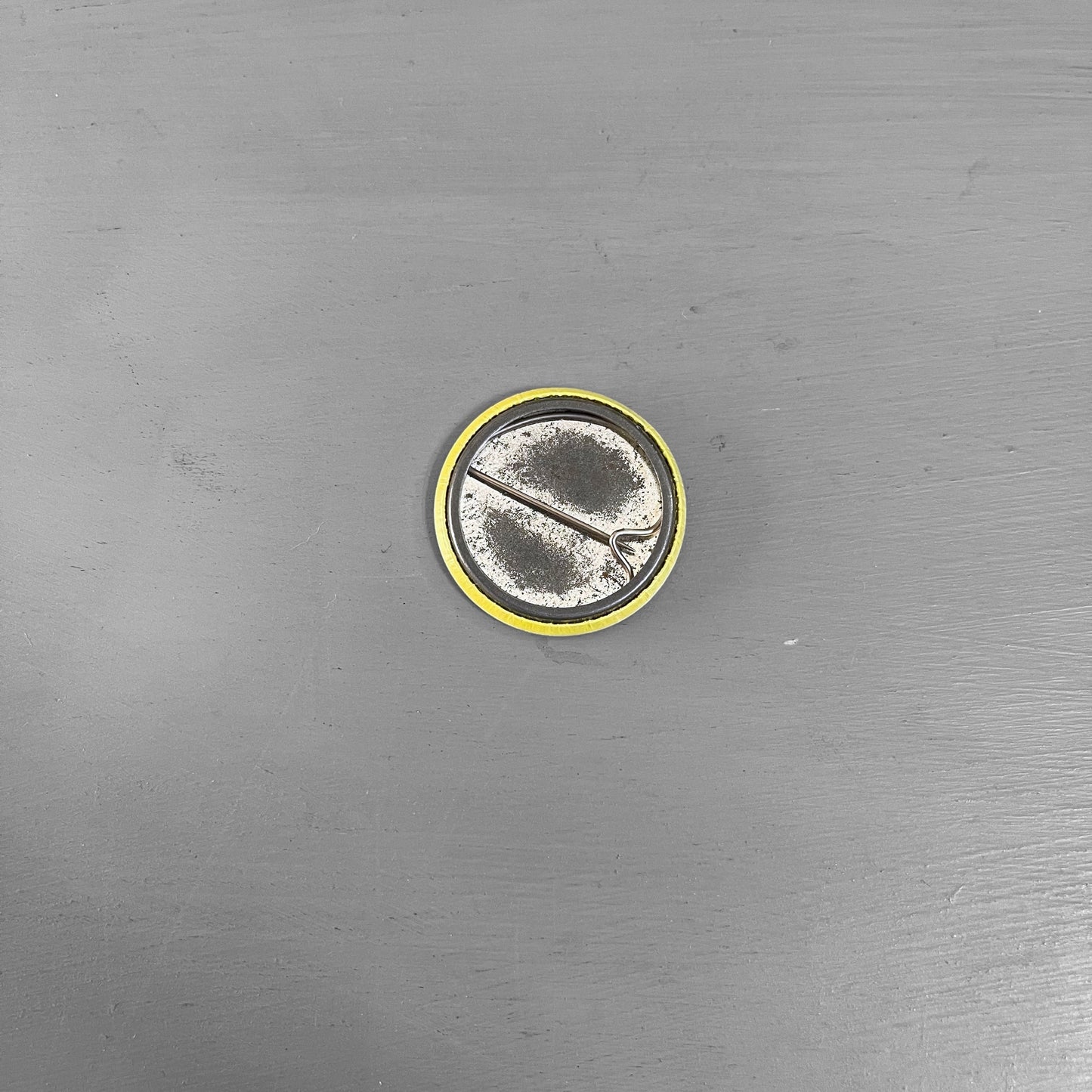 1980s smiley pin badge