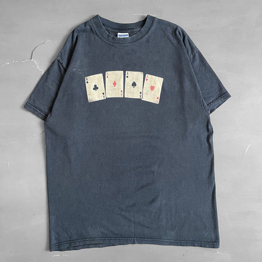 Early 2000s Ace Of Spades card deck T-shirt (L)