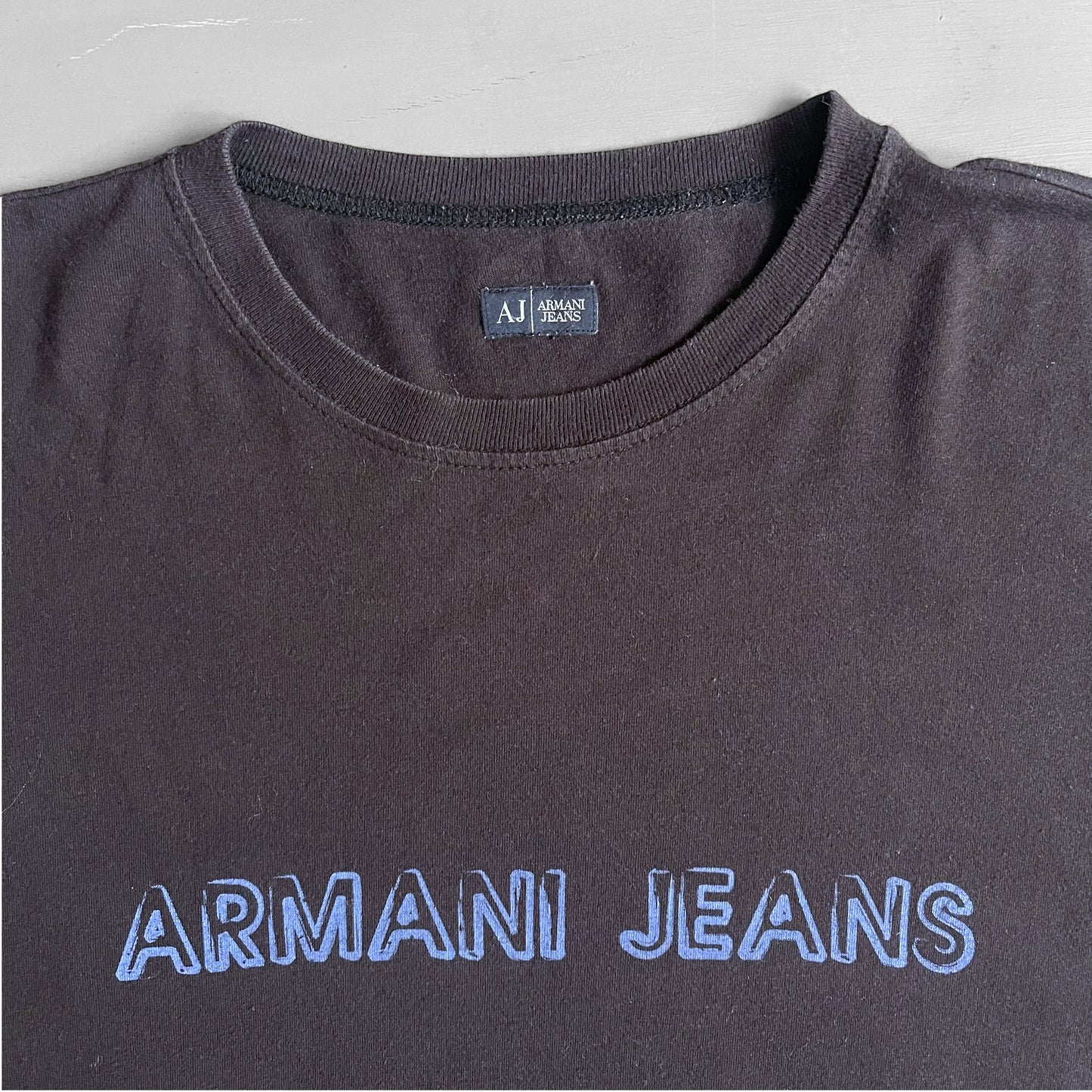 1990s Armani jeans T-shirt (L)