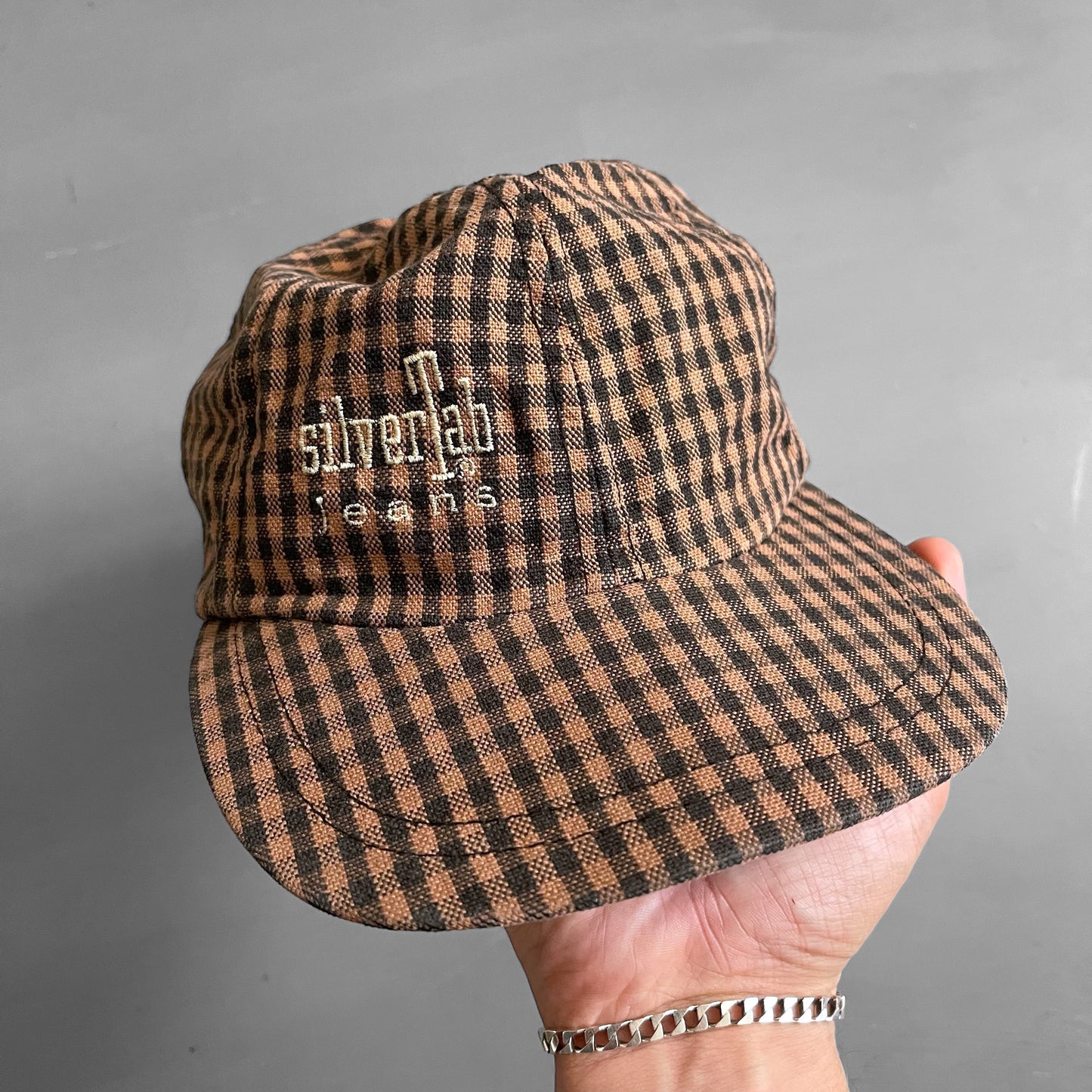 1990s Levi’s SilverTab jeans plaid cap