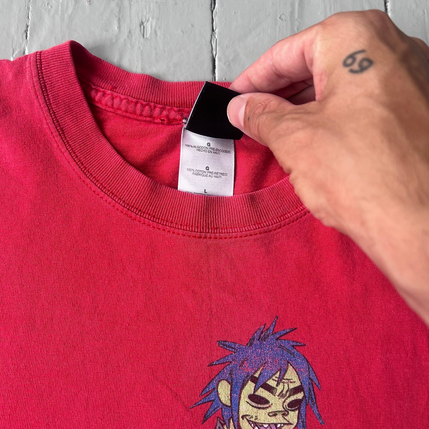 2000s GORILLAZ T-shirt (L)