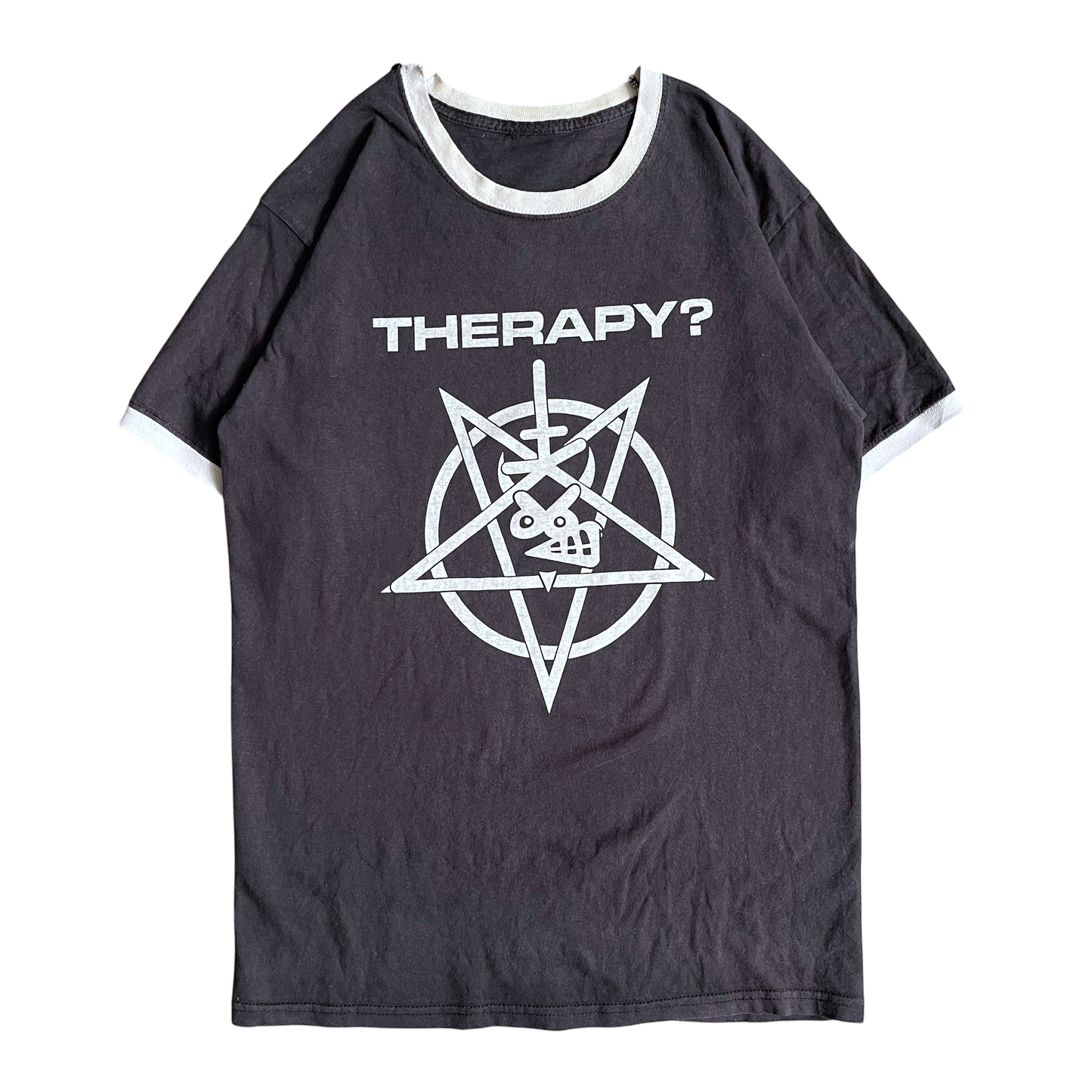 Early 2000s Therapy? Ringer T-shirt (S/M)