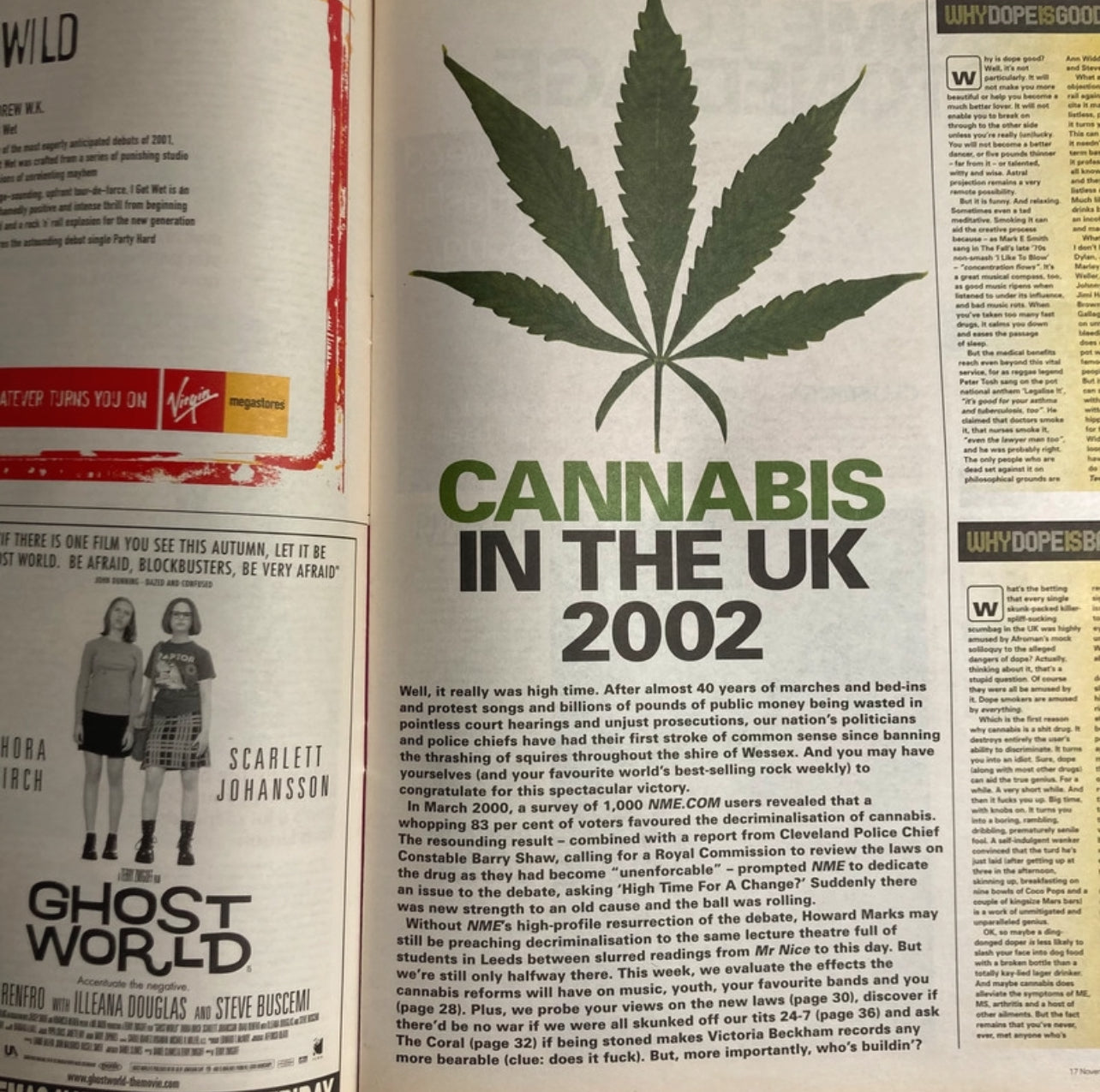 2002 NME magazine high times edition