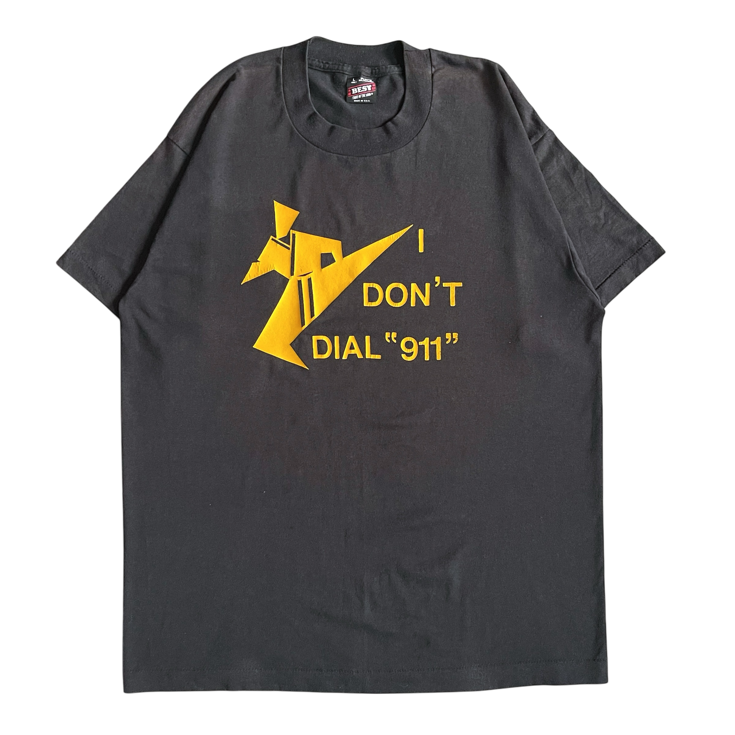 1990s I don’t dial 911 T-shirt (L)