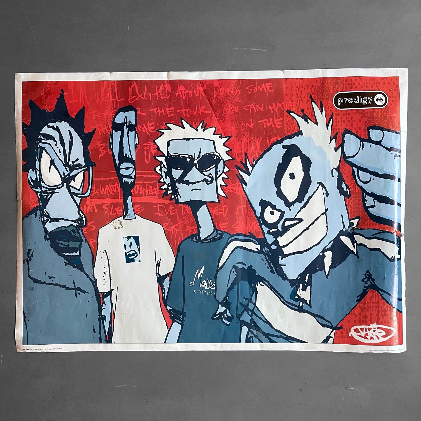1997 The Prodigy fat of the land poster
