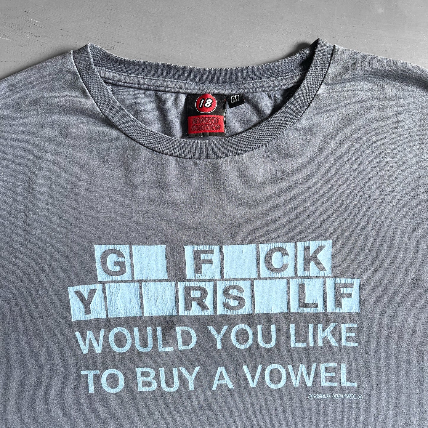 2000s would you like a vowel? T-shirt (L)