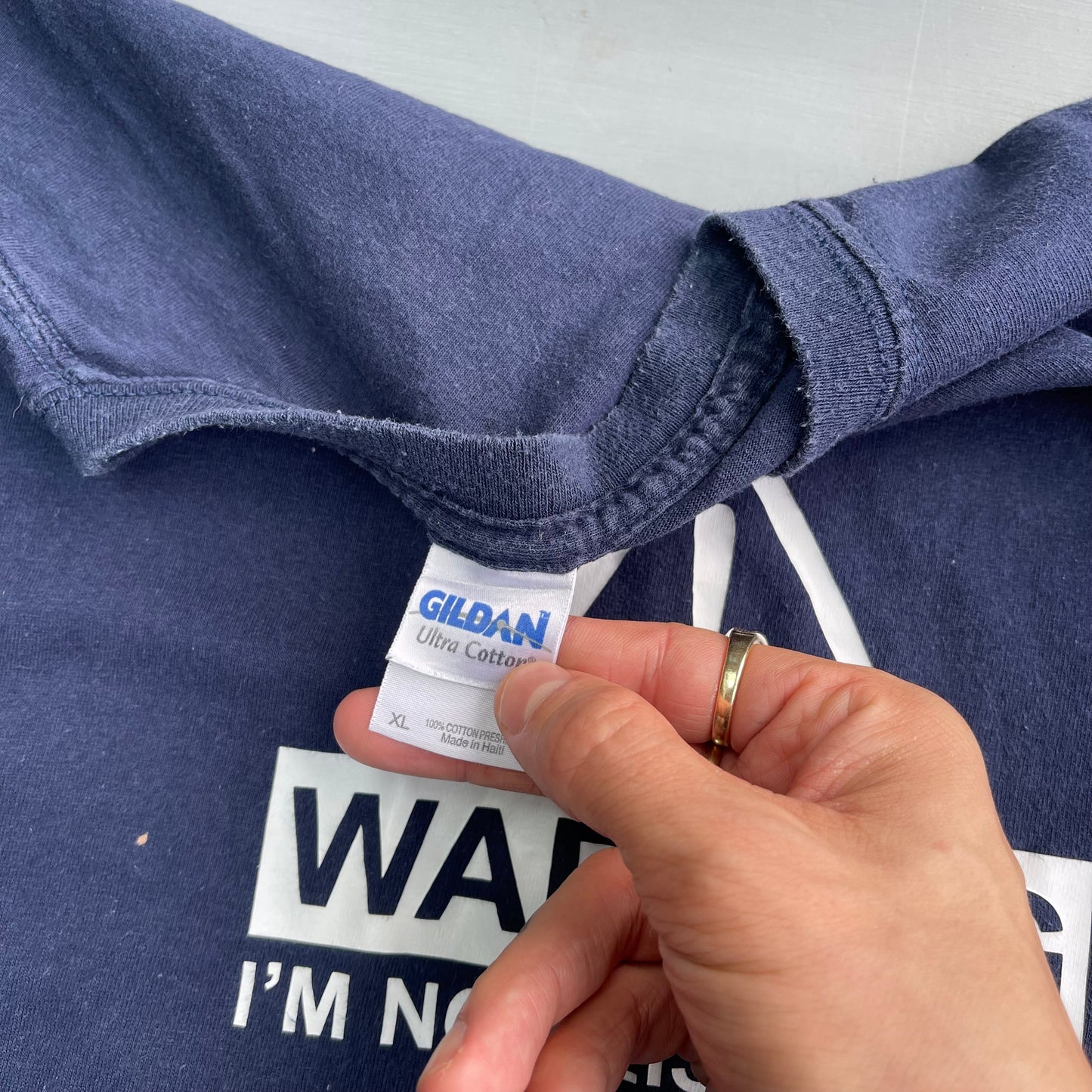 2000s Warning I’m not listening T-Shirt (XL)
