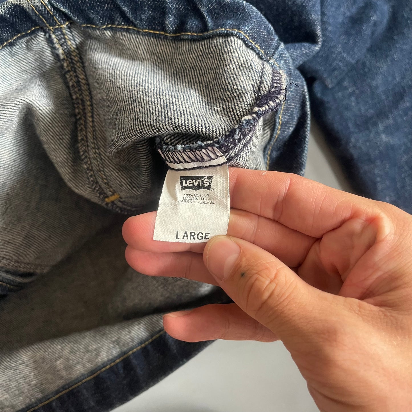 1990s Levi’s silverTab denim jacket (L)