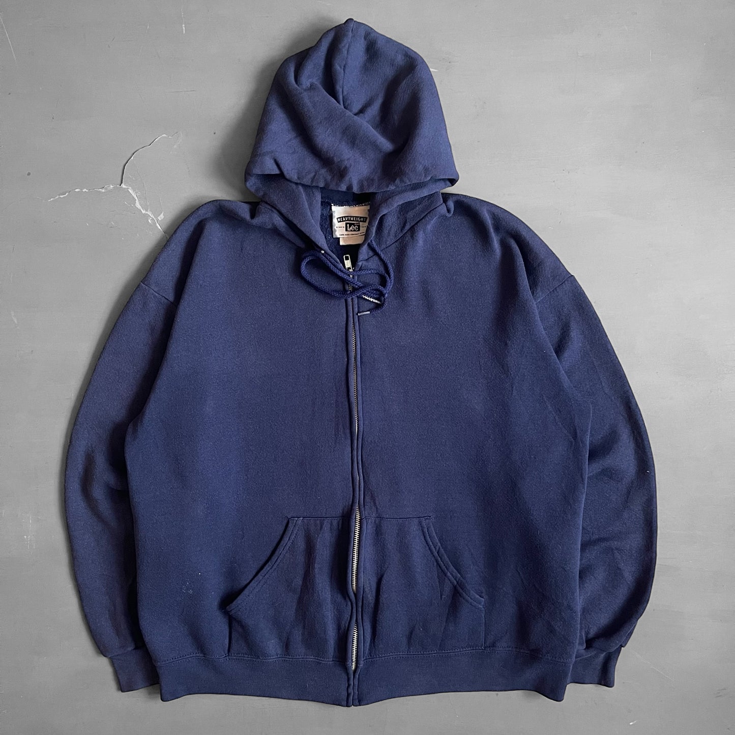 1990s LEE blank zip hoodie (L)