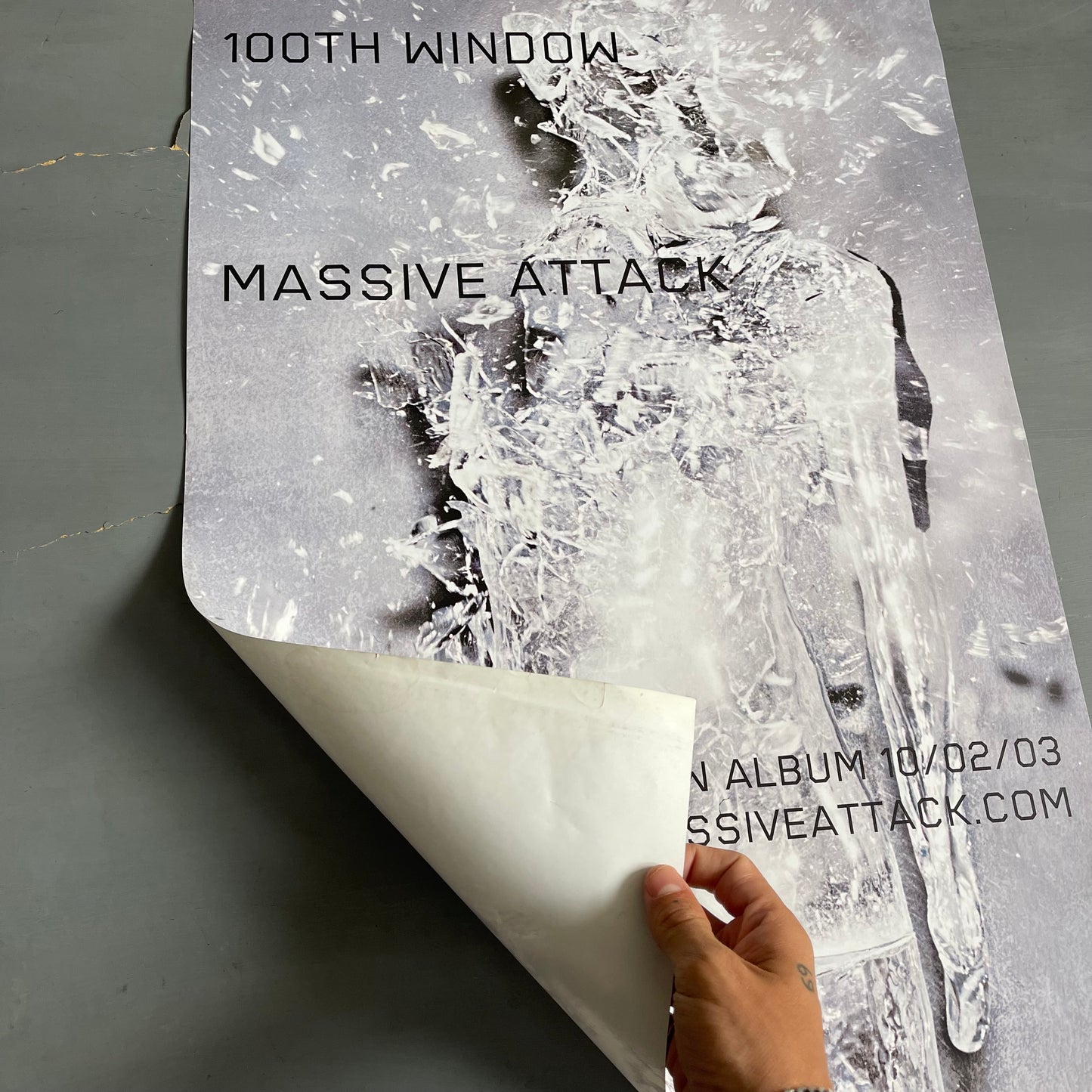 2003 Massive Attack 100th window large poster