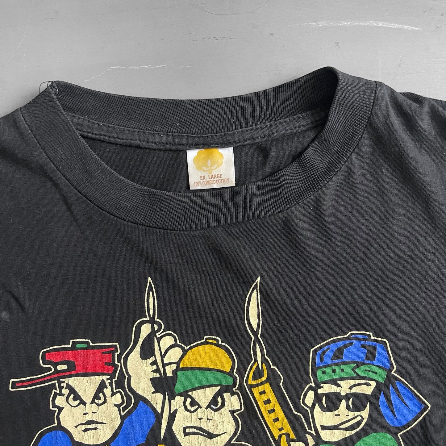 1990s Vibe Tribe marijuana long sleeve T-shirt (XL)