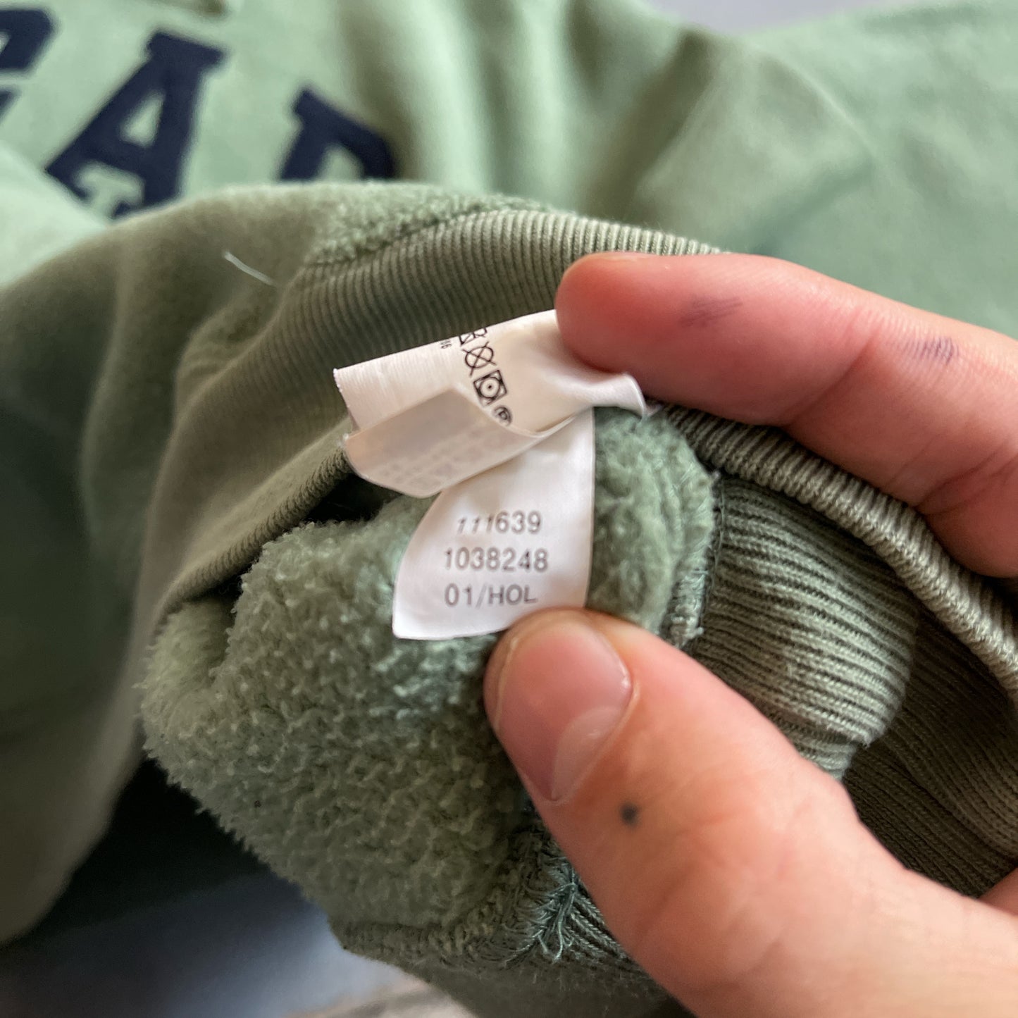 2001 GAP fleece hoodie (L)