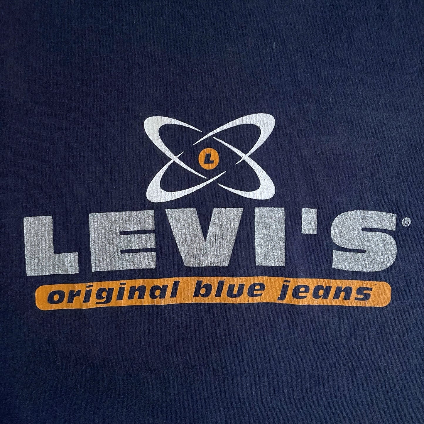 1990s Levi’s original blue jeans T-shirt (XL)