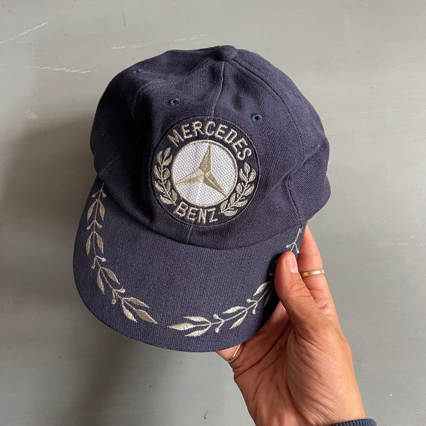 1990s Mercedes-Benz cap