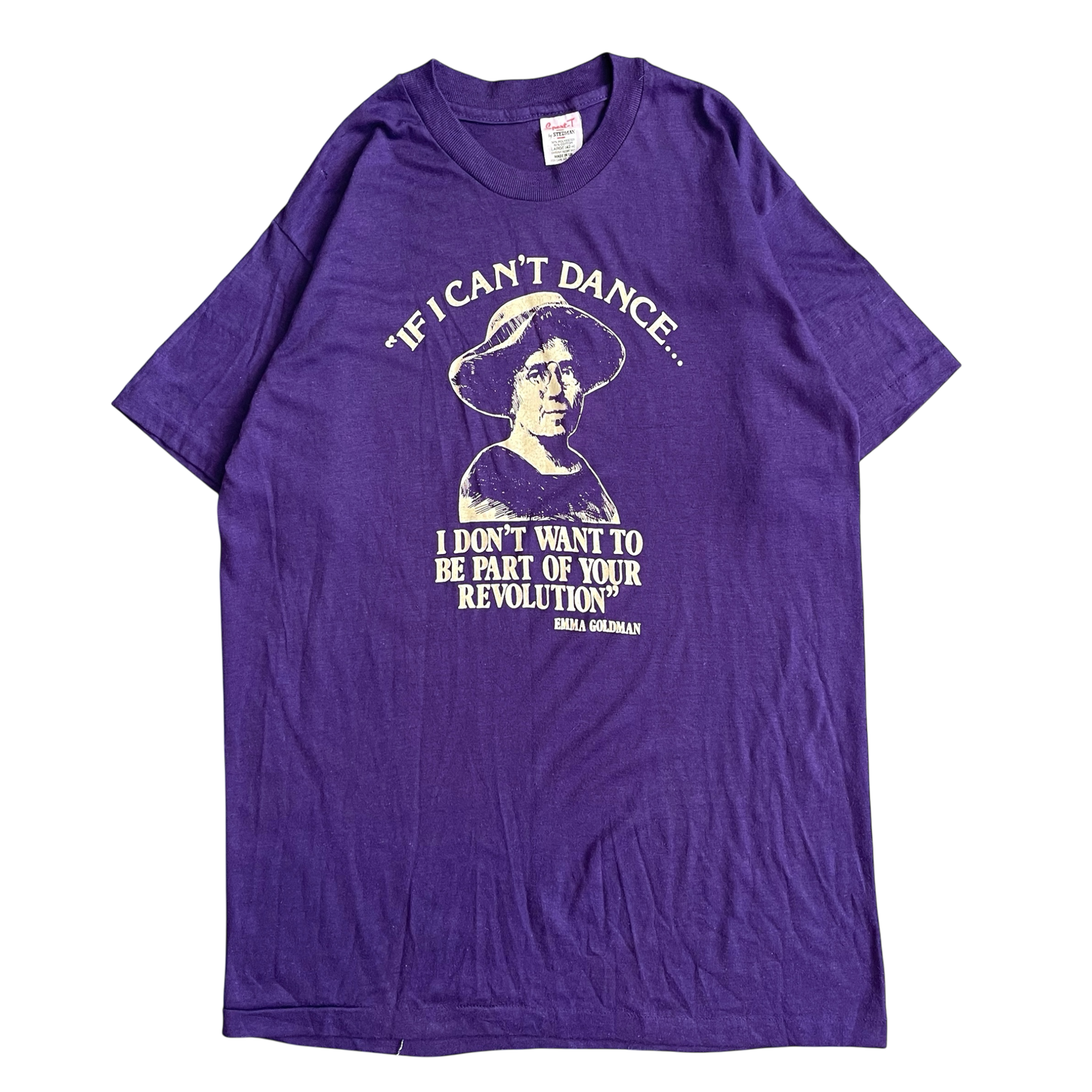 1980s if I can’t dance I don’t want to be part of your revolution T-shirt