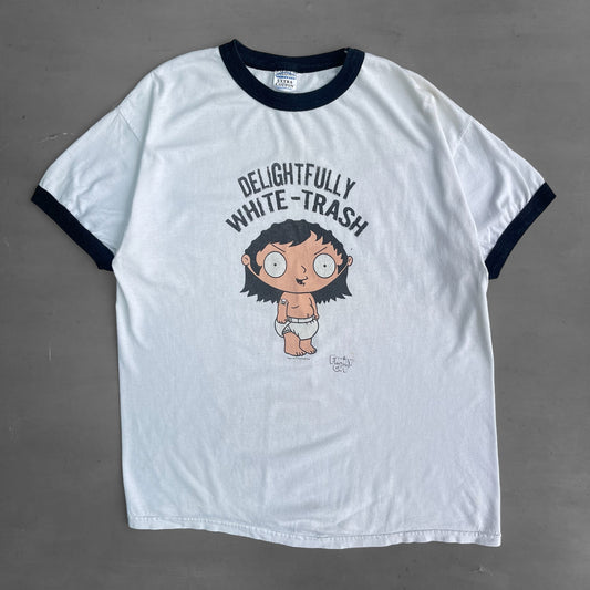 2005 Delightfully white trash Family Guy T-Shirt (L)