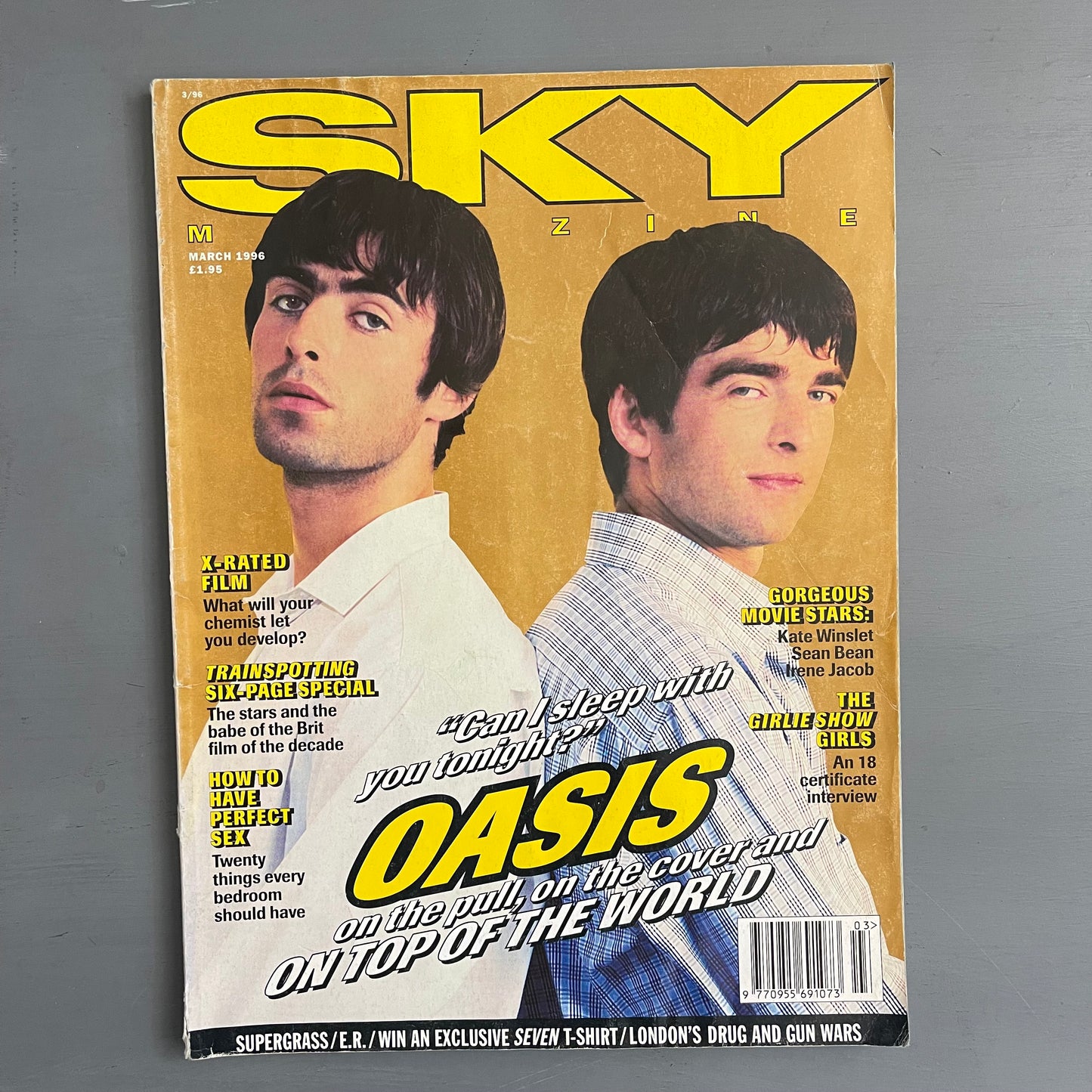 March 1996 SKY magazine Oasis edition
