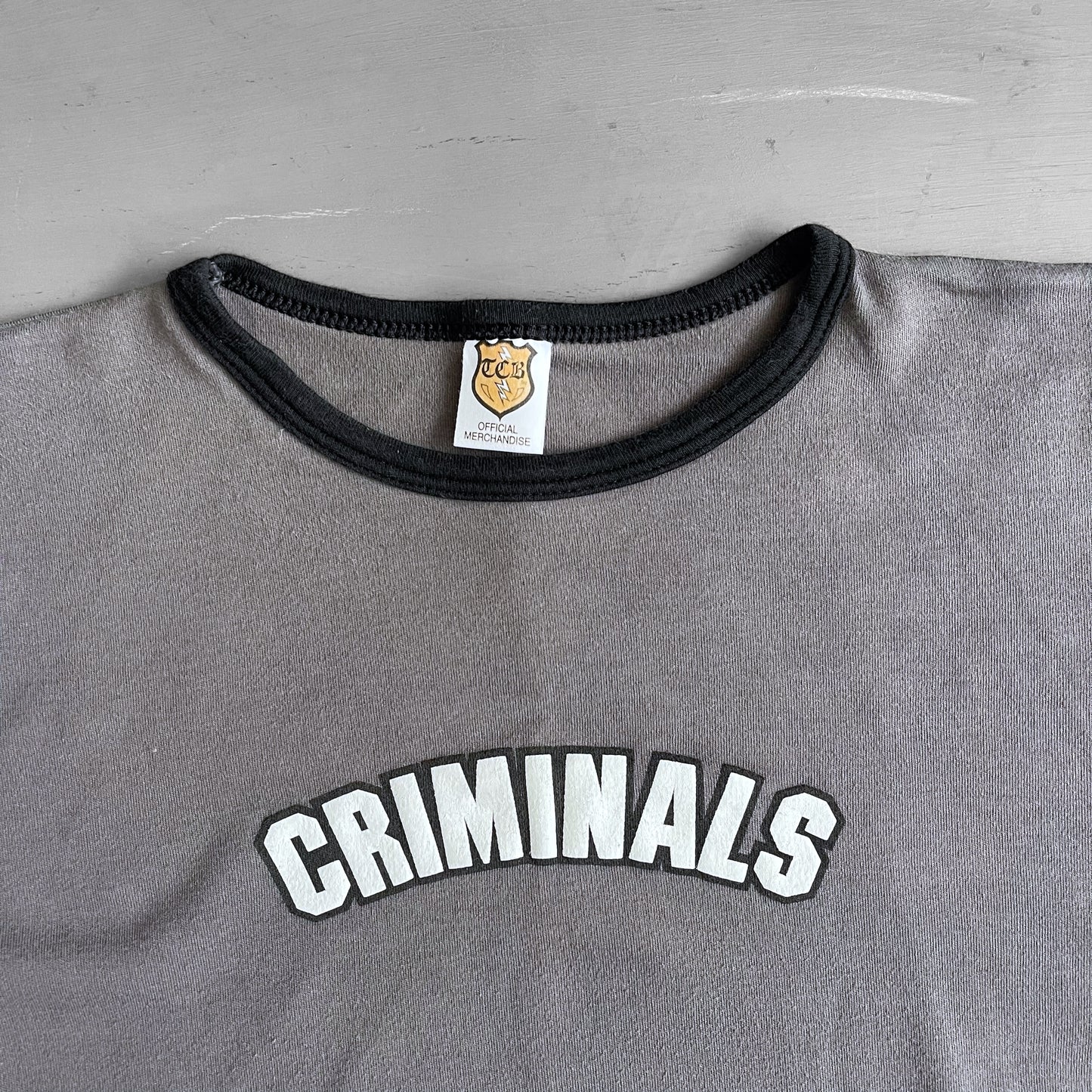 1990s fun loving criminals baby T-shirt (XS)