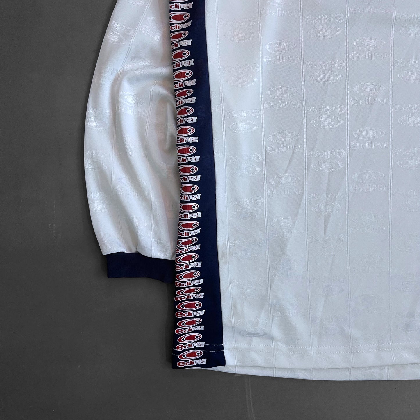 1990s Eclipse club culture rave football shirt (L)