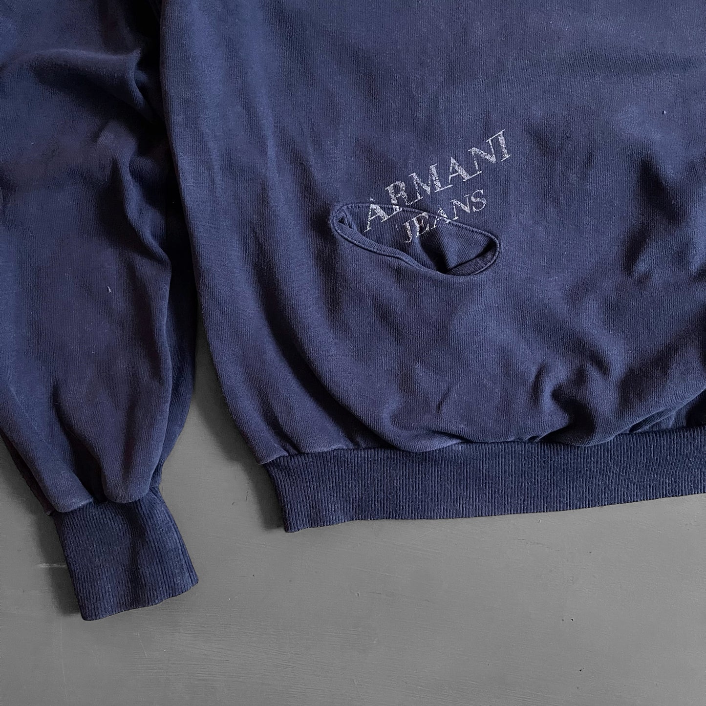 1990s Armani zip jumper (M)