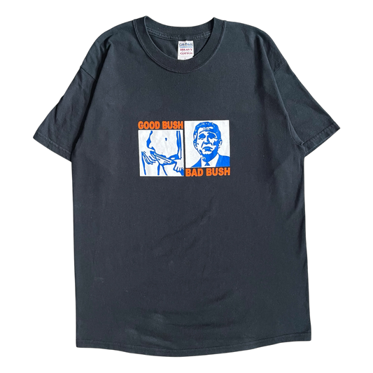 Early 2000s Good bush bad bush T-shirt (M)