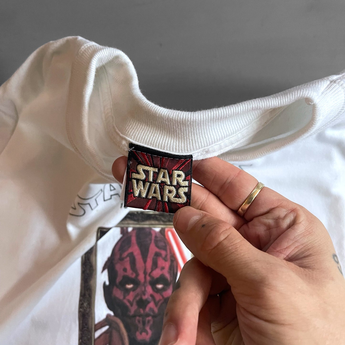 1999 Art of Star Wars Darth Maul T-shirt (L)